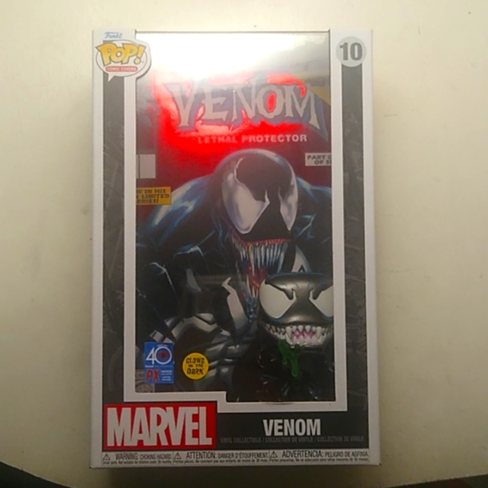 BRAND NEW!!! Glow in the dark collectible Venom Funko pop
